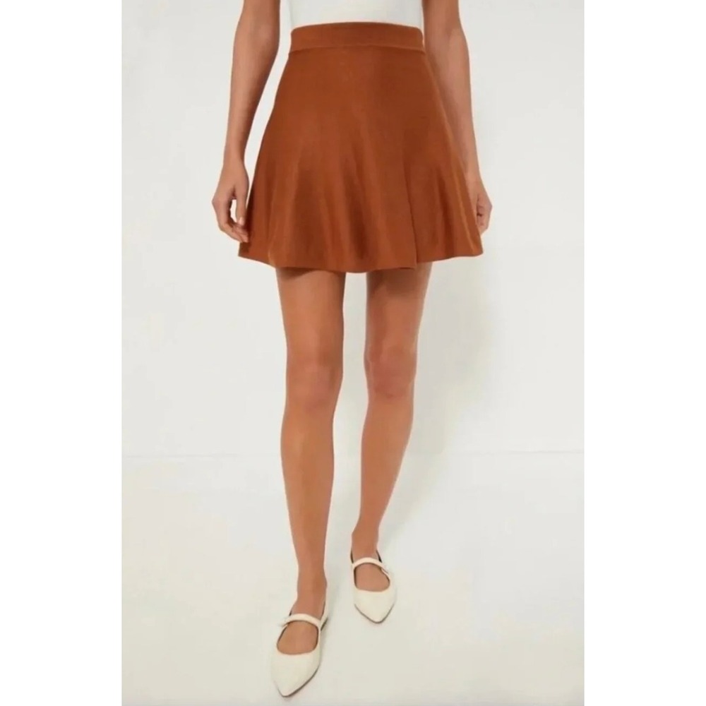 Tuckernuck Hyacinth House | NWT Connie Knit Mini Skirt Camel | Sz M